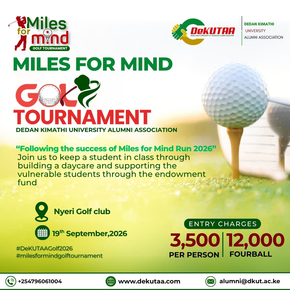 Miles For Mind Golf Tournament